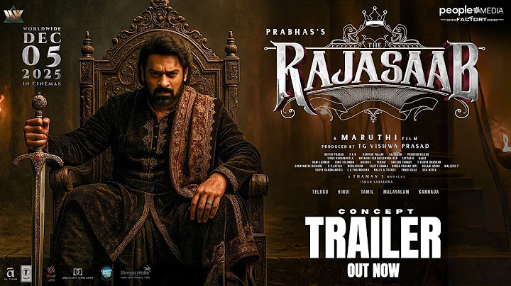 The RajaSaab | Concept Trailer | Glimpse | Prabhas | Maruthi | Thaman S | People Media Factory