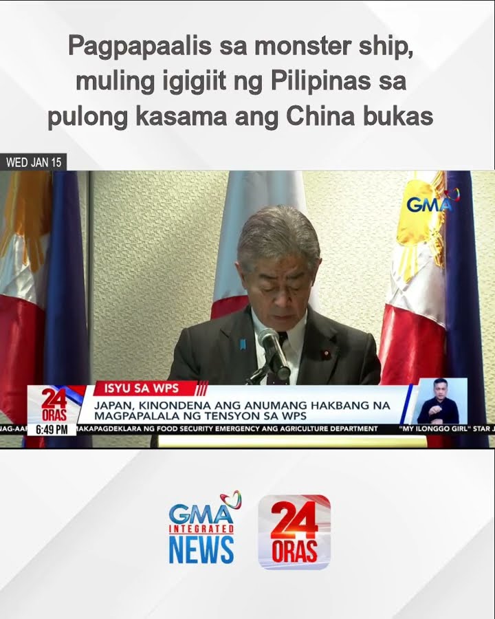 Pagpapaalis sa monster ship, muling igigiit ng Pilipinas sa pulong kasama ang China bukas | 24 Oras