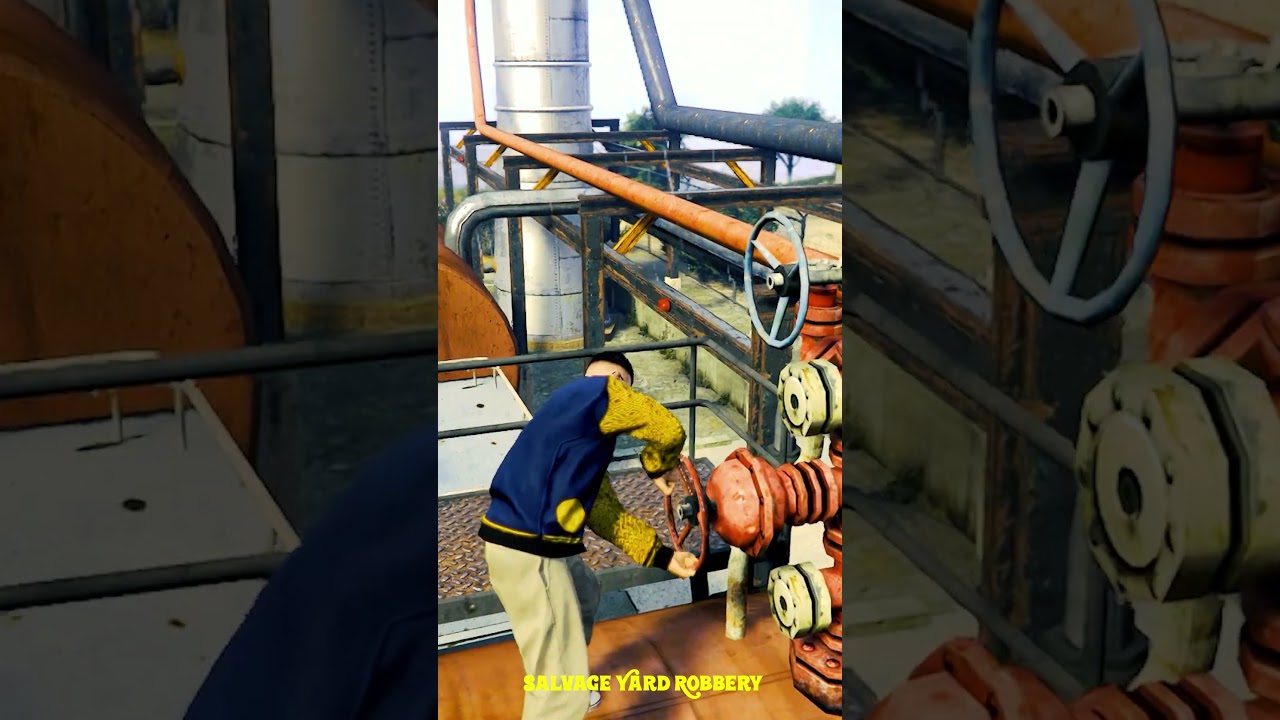 Salvage Yard Robbery best mission in GTA online 