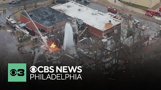 Witness describes Logan Township explosion: "The flames at some point were 30 feet tall"