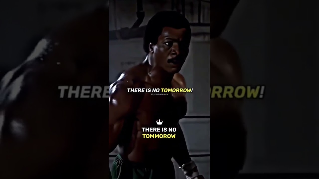 "There is NO tomorrow!" 🙅🏿‍♀️💯