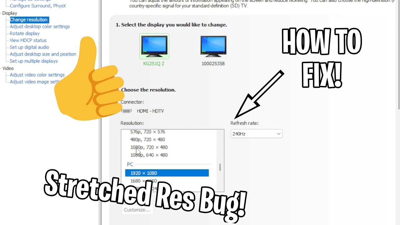 How to fix Black Bars on Stretched Resolution! 😲 
