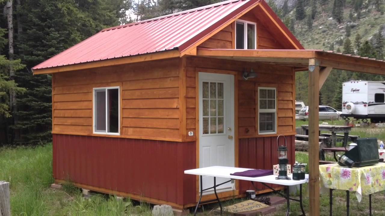 Grandjean Idaho Summer 2015 Tiny Cabin Base Camp YouTube