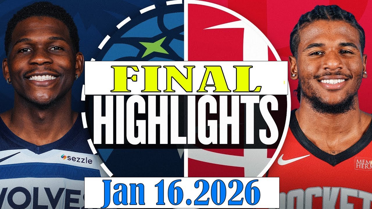 Houston Rockets vs Minnesota Timberwolves FINAL Qtr Jan 16.2026 Highlights | NBA HIGHLIGHT