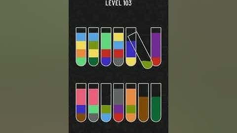 Water Sort Puzzle Level 103 | Level 103