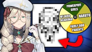 STYLE SWAP DRAWING CHALLENGE! 【NIJISANJI EN | Aia Amare 】