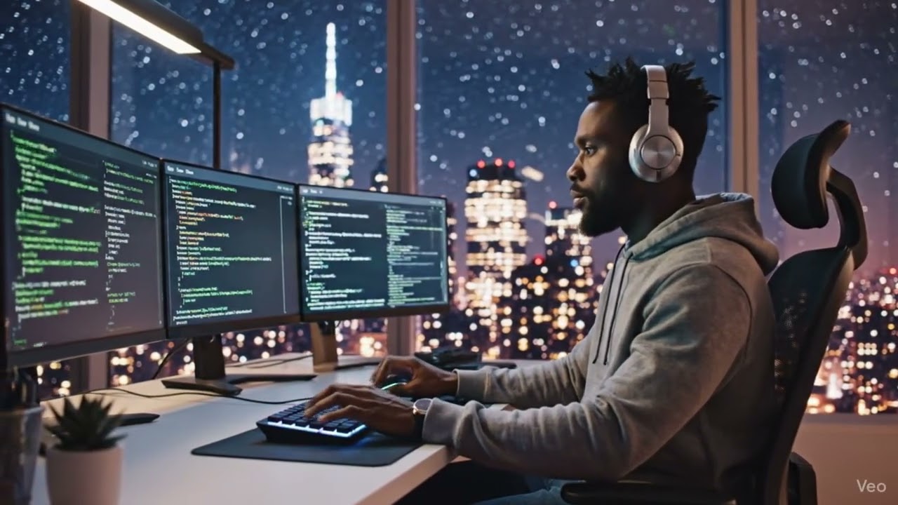 Deep Tech minimal House for Study and coding 4K