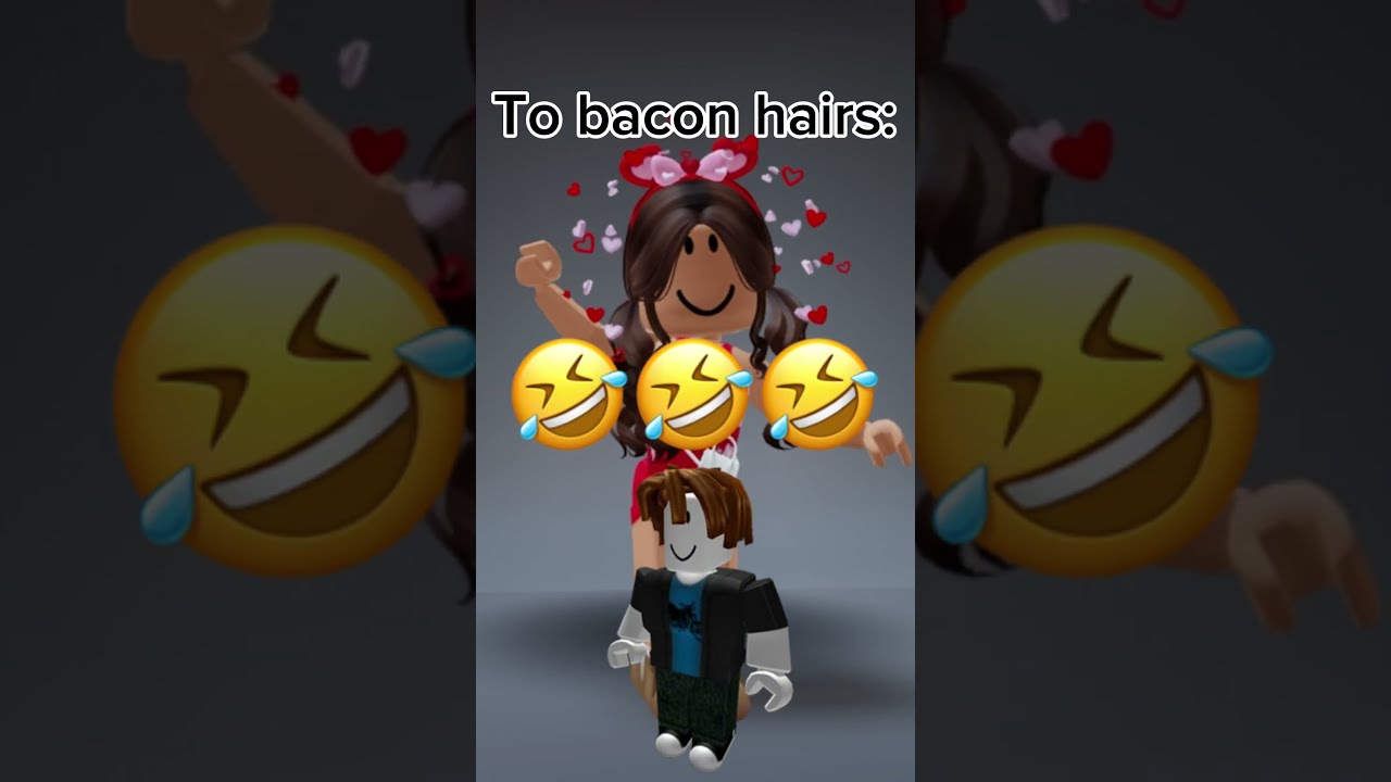 EWWW BACON HAIRS Roblox Robloxshorts Shorts Viral Fyp Youtubefeed Fendigamingroblox