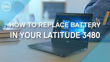 Latitude 3480 3488 | How to replace the battery