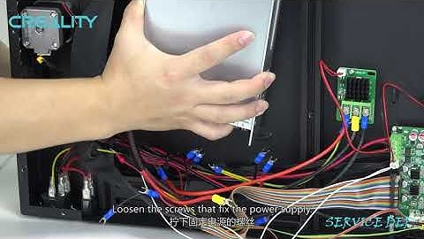 Service tutorial CR 10S Pro V2 power supply replacement