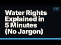Water Rights Explained in 5 Minutes (No Jargon)