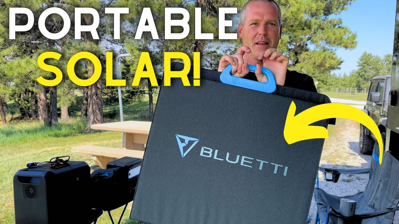 Тест солнечной панели Bluetti PV200! (Сколько энергии она вырабатывает?)