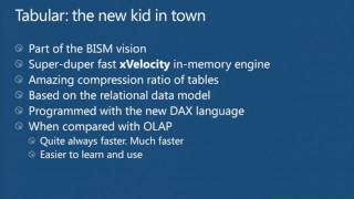 TechEd Europe 2012 BISM Multidimensional vs  Tabular