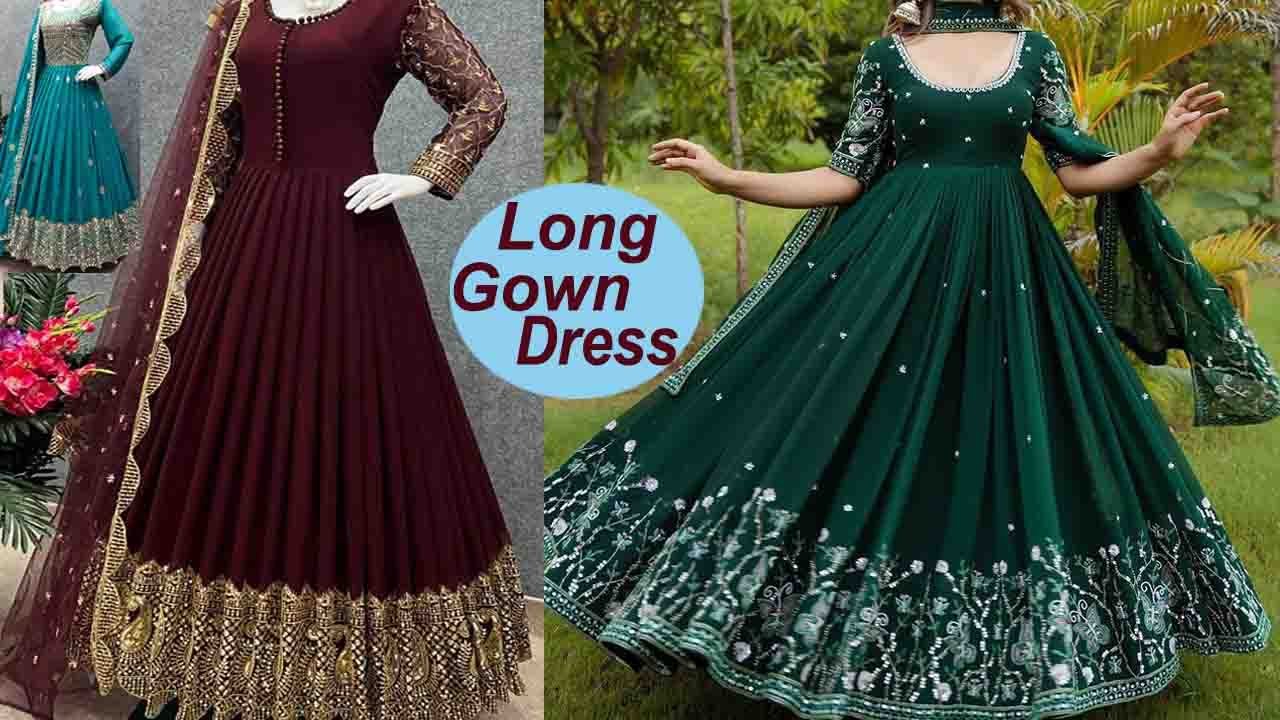 Latest 55 Long Frocks for Women (2022) - Tips and Beauty | Frock for women, Long  gown design, Frock models