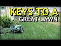 Two KEY STEPS To A GREAT LAWN // Aeration and Dethatching Before Overseeding