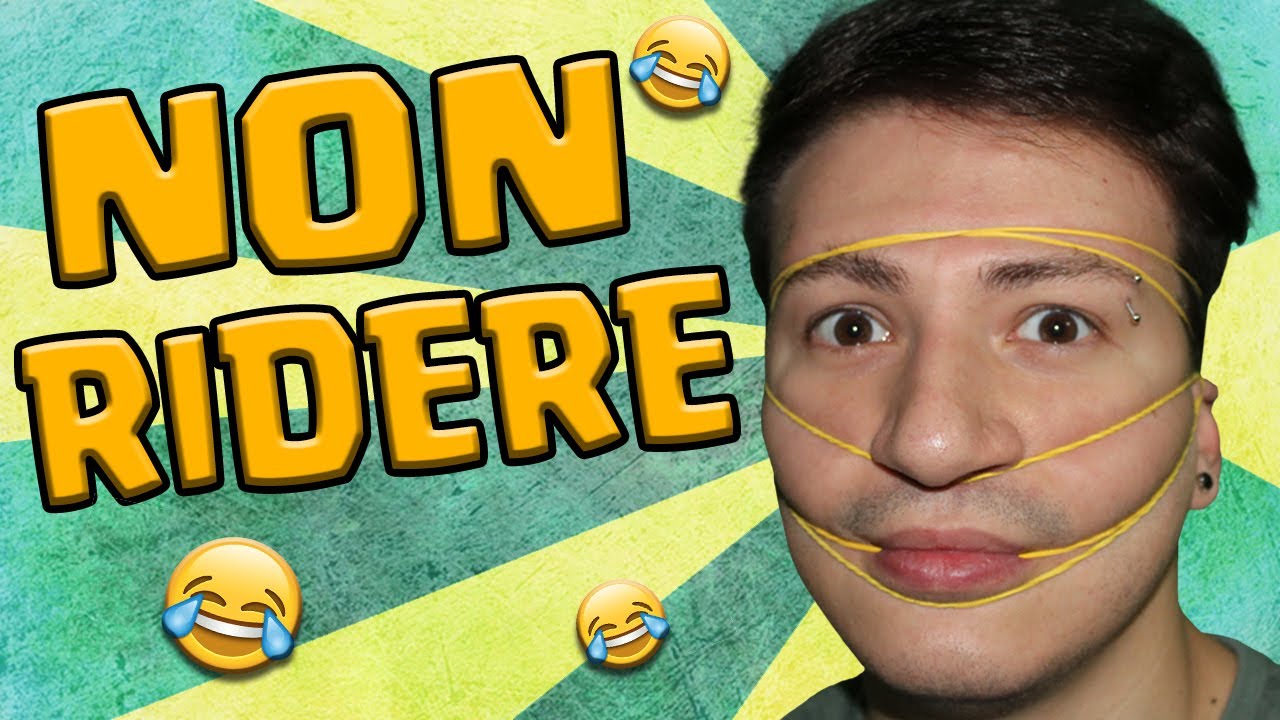 PROVA A NON RIDERE (CON GLI ELASTICI) - YouTube