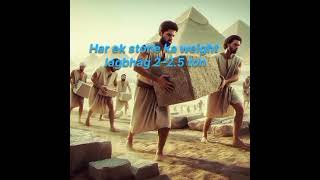 4500 saal pehle kaise bana Great Pyramid? 🤯#GizaPyramid#UnsolvedMystery#PyramidSecrets#facts