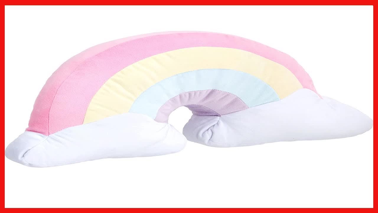 Amazon Basics Kids Unicorns & Rainbows Decorative Pillow: Soft Comfort Meets Playful Style