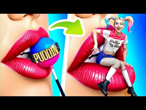 From Nerd Harley Quinn to Beauty / What if TikTok gadgets were people!