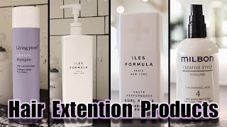 Hair Extensions What Are The Best Hair Products To Use Hair By Chrissy Youtube