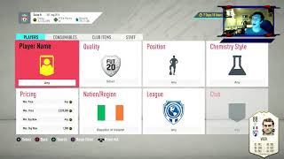 ICON DISCARD? FIFA 20 | SNPING FILTER CHALLENGE | NEW SERIES - FORFEITS + FACECAM! #1 ICON VIERI 88