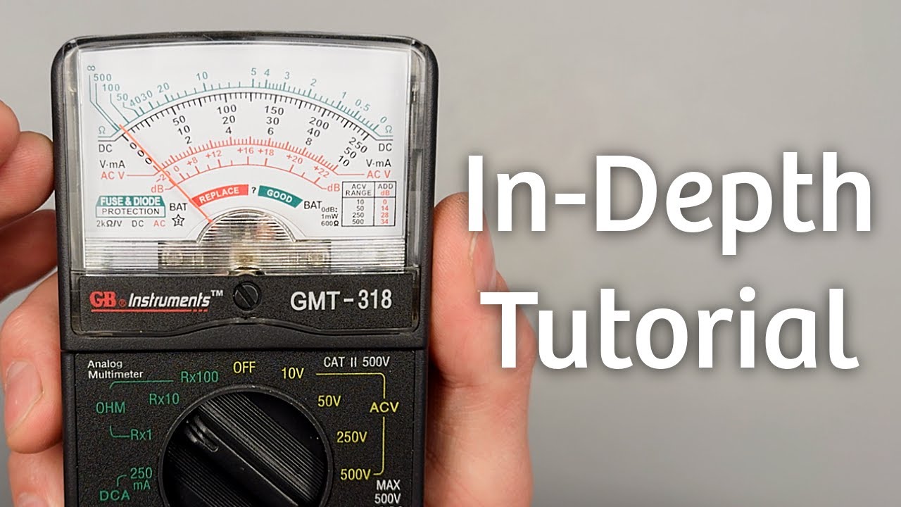 Как пользоваться аналоговым мультиметром Gardner Bender GMT-318