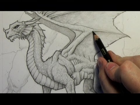 legendary dragon skyrim drawing