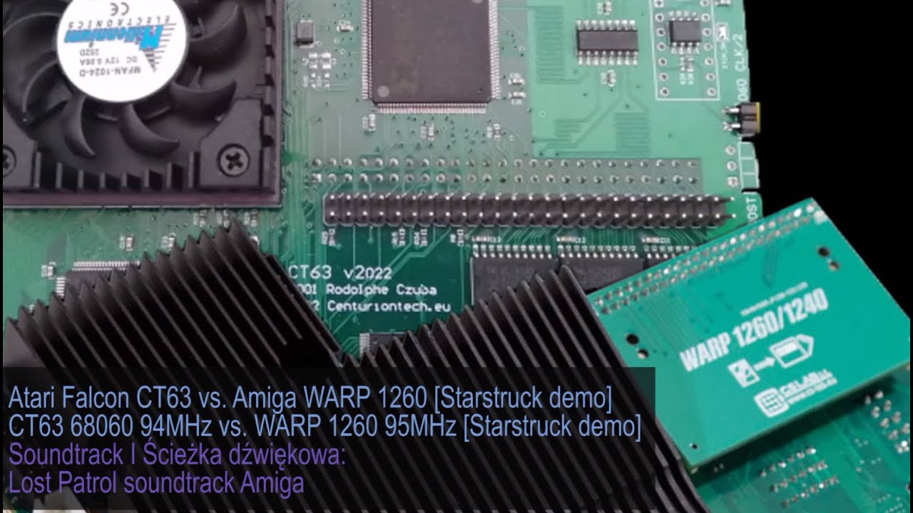 nowy80Retro #154, WARP 1260 [WarpedVision AGA] vs Atari Falcon CT63 ...