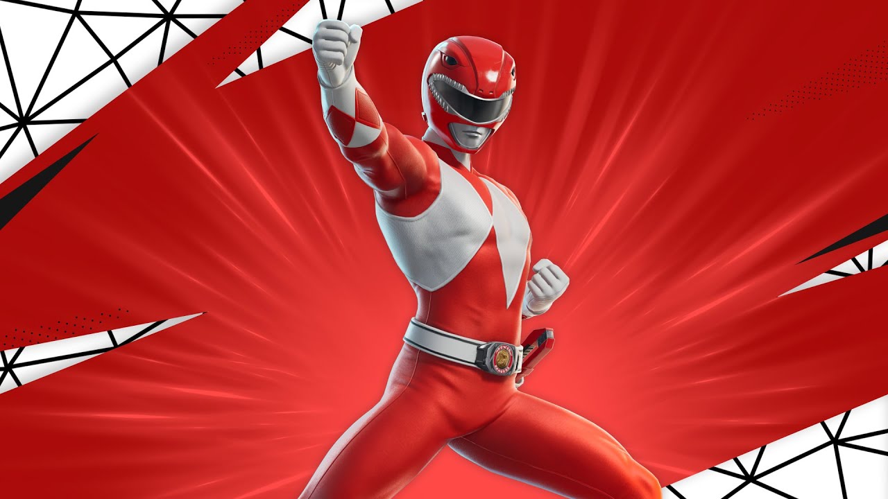 Fortnite: Chapter 6 - Season 4 New Red Power Ranger Skin Gameplay