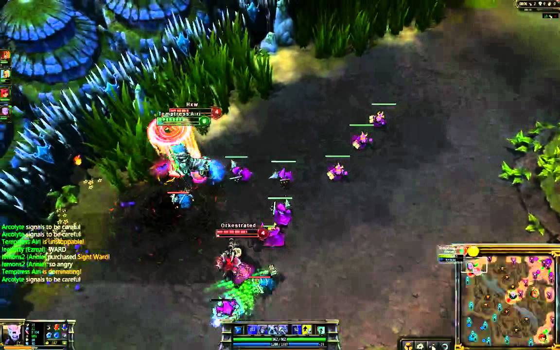 League of Legends - Ryze gameplay, commentary Varus patch PBE.