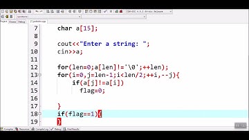 How to Check String is Palindrome or not in C++
