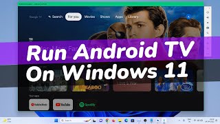 How To Install Android TV On Windows 11 / 10 PC || Turn Windows 11 PC into Smart TV screenshot 5