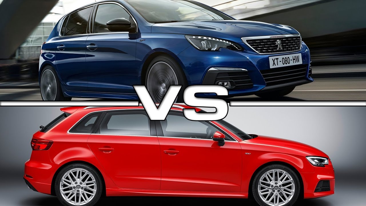 2018 Peugeot 308 vs 2017 Audi A3 Sportback - YouTube