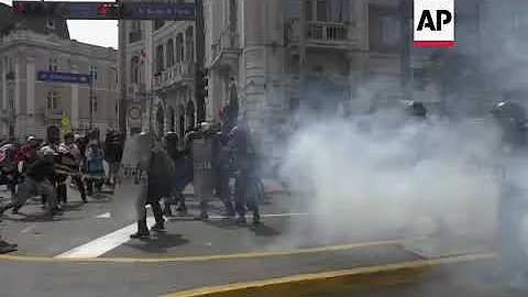 Peru celebrates with parade as protesters dispersed