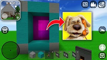 How to Make PORTAL to TALKING BEN in MINI BLOCK CRAFT 3D