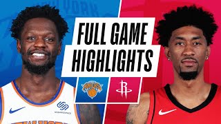 KNICKS at ROCKETS | FULL GAME HIGHLIGHTS | May 2, 2021