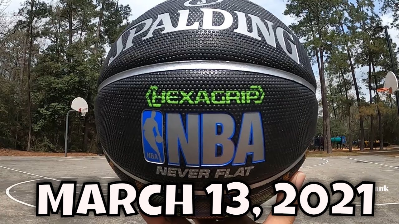 🏀 Basketball Workout | Spalding NeverFlat® Hexagrip Indoor/Outdoor Basketball | March 13, 2021