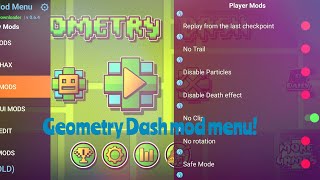 Geometry Dash mod menu v2.111 No clip, Unlock All, Level Edit and MORE!!!