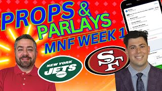 Props and Parlays Today | Monday Night Football Player Props | Jets vs 49ers Predictions