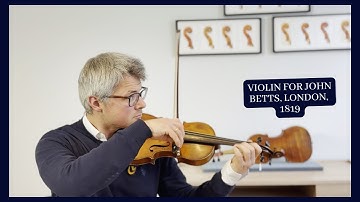 Tim Wright Fine Violins: Violin for John Betts, London, 1819
