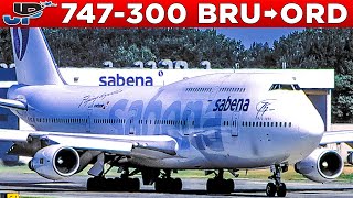 Sabena Boeing 747-300 Cockpit Brussels🇧🇪 to Chicago🇺🇸 (1998)