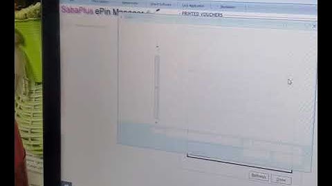 How To Print any network of recharge card using sabaplusepinmanger software