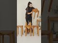 6 Chairs – 1 Bedside Table | Space-Saving Furniture