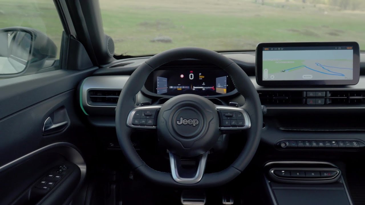 The new Jeep Avenger 4xe Interior Design - YouTube
