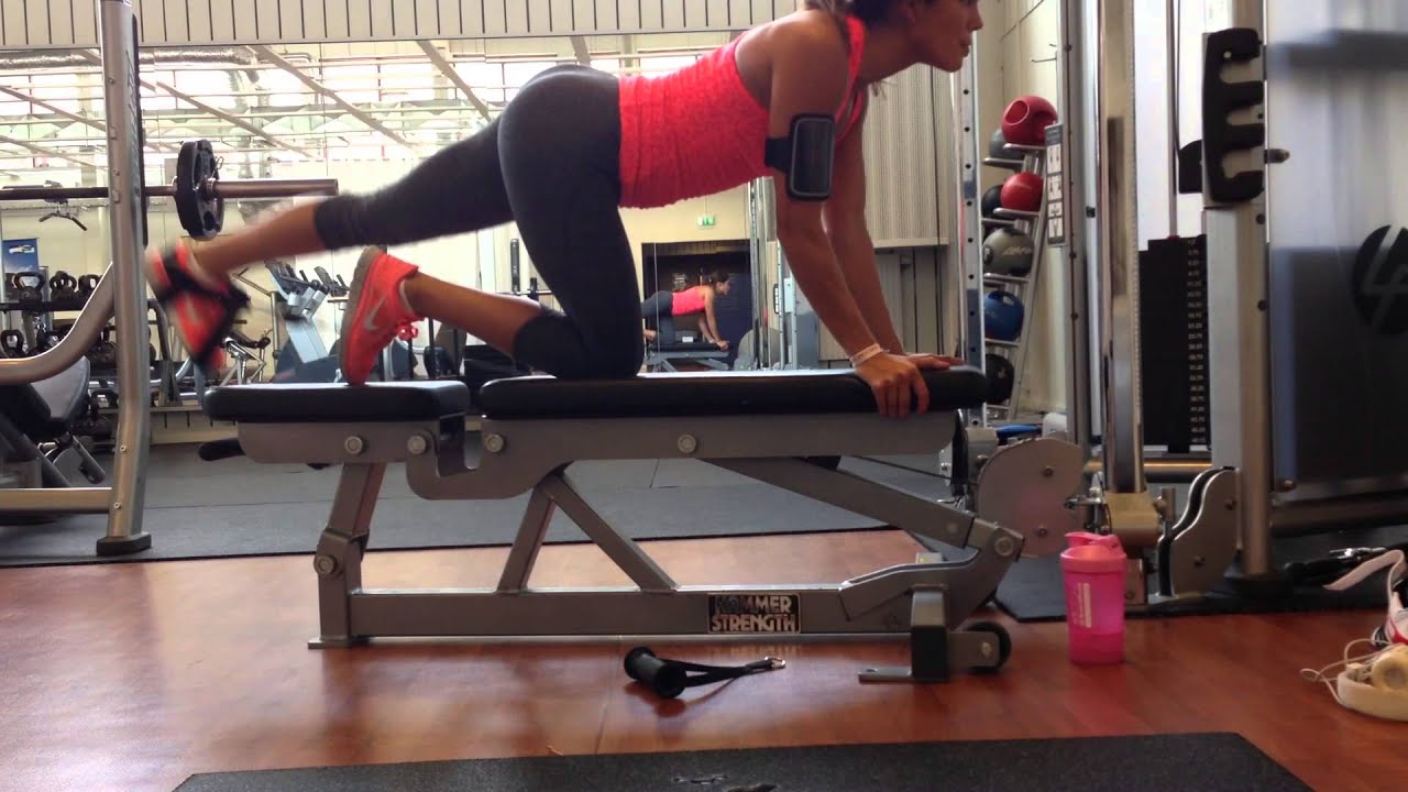 Glute kickbacks with cable