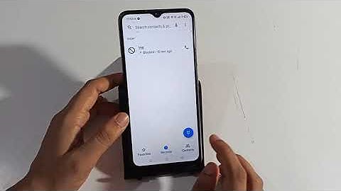 Realme C21y| how to block numbers | number block kaise karen | block list setting