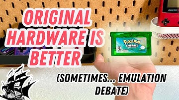 Sometimes playing on original hardware is better than emulation