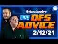 GRINDERSLIVE - 2/12/21 NBA DFS PICKS: ROTOGRINDERS