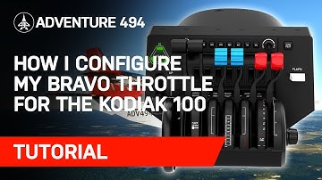 [MSFS 2020] How I Configure My Honeycomb Bravo Throttle Quadrant For The Kodiak 100