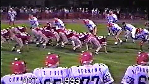 1993 BHS Football Game 5 Twin Valley South